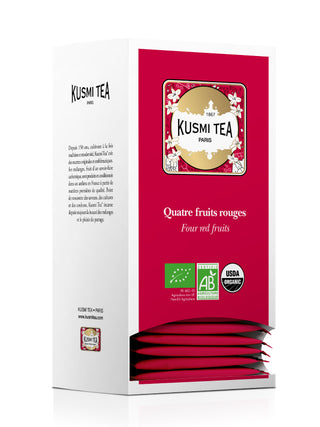 Thé noir Kusmi Tea Quatre fruits rouges