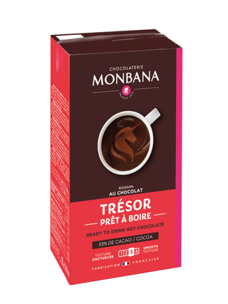 Trésor de chocolat Monbana prêt à l'emploi
