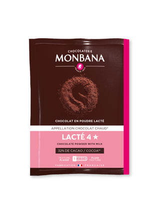 Monbana Lacté 4 stars single portion chocolate powder